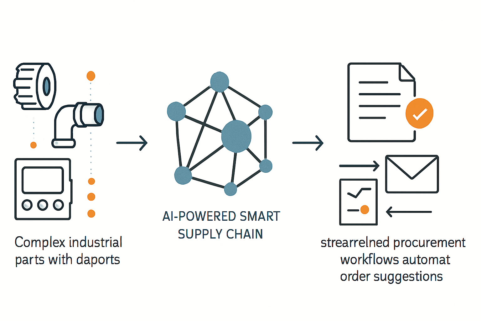 Wie KI-gesteuerte Smart Supply Chain Hubs die Beschaffung nicht-standardisierter Industriezulieferteile transformieren